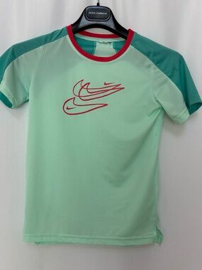Nike kids Mint Green Short Sleeve Athletic Top